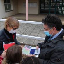 Distribution de chocolats