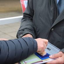 Distribution de chocolats