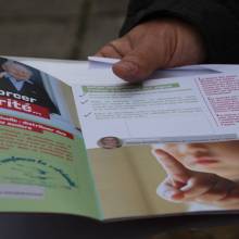 Distribution de chocolats