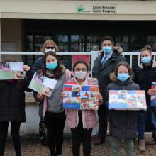 Distribution de chocolats