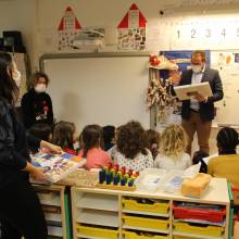 Remerciements de la Ville aux élèves de Mélanie Basset de l'école Francis Jammes