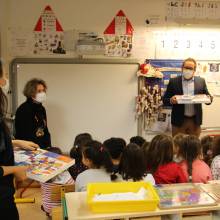 Remerciements de la Ville aux élèves de Mélanie Basset de l'école Francis Jammes