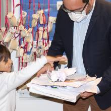 Remerciements de la Ville aux élèves de Mélanie Basset de l'école Francis Jammes