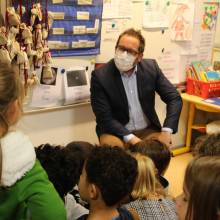 Remerciements de la Ville aux élèves de Mélanie Basset de l'école Francis Jammes