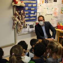 Remerciements de la Ville aux élèves de Mélanie Basset de l'école Francis Jammes