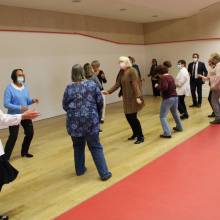 Intérieur de la salle de festivité 