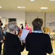 Représentation de la chorale de la ville