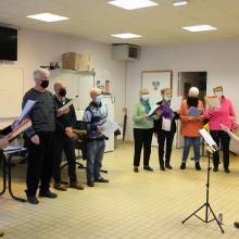 Représentation de la chorale de la ville