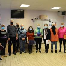 Représentation de la chorale de la ville