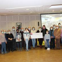 Remise de chèque du Téléthon 2021