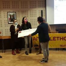 Remise de chèque du Téléthon 2021