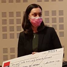 Remise de chèque du Téléthon 2021