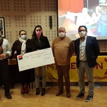Remise de chèque du Téléthon 2021