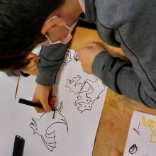 Atelier Doodle Art à la manière de Sam Cox