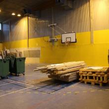 Déménagement du Gymnase Auguste Delaune avant travaux