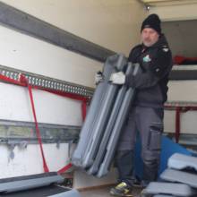 Déménagement du Gymnase Auguste Delaune avant travaux