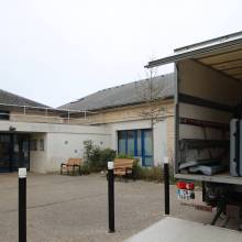 Déménagement du Gymnase Auguste Delaune avant travaux