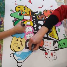 Atelier Doodle Art à la manière de Sam Cox