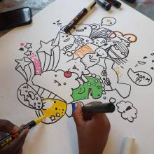 Atelier Doodle Art à la manière de Sam Cox