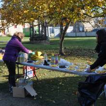 Préparation de l'arrivée