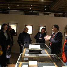 L'équipe municipale découvre l'exposition "Sylvae Sacrae – La forêt des Solitaires"