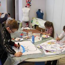 Atelier peinture à la manière de Stoul