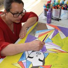 Atelier peinture à la manière de Stoul