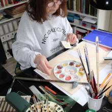 Visite de l'atelier L'or du Temps de Marie PIerre MUSSEAU