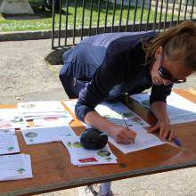 Distribution gratuite de fleurs 