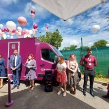 Bureau mobile destiné aux femmes victimes de violences (physiques, psycholohiques, sexuelles, cyber violence...) 
