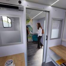 Bureau mobile destiné aux femmes victimes de violences (physiques, psycholohiques, sexuelles, cyber violence...) 