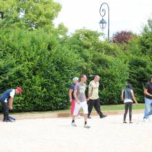 Inauguration de l'Espace pétanque Bernard Chambas