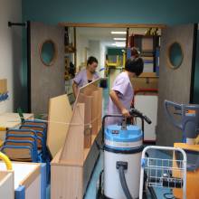 L'école est finie mais les services de la Ville y travaillent !