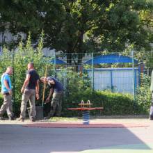 L'école est finie mais les services de la Ville y travaillent !