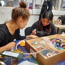 Atelier d'arts textiles le samedi matin