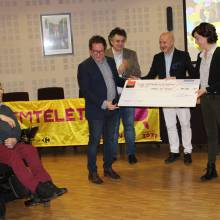 Remise du chèque du téléthon : une solidarité toujours connue et reconnue !