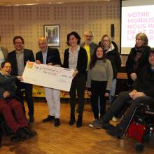 Remise du chèque du téléthon : une solidarité toujours connue et reconnue !