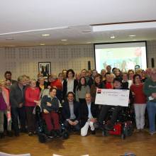 Remise du chèque du téléthon : une solidarité toujours connue et reconnue !