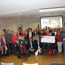 Remise du chèque du téléthon : une solidarité toujours connue et reconnue !
