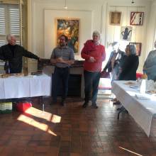 Vernissage de l'exposition de l'association A pied d'art