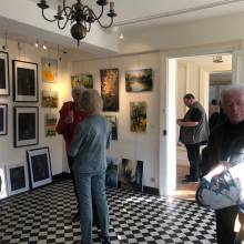 Vernissage de l'exposition de l'association A pied d'art