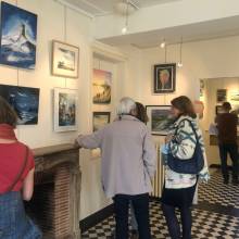 Vernissage de l'exposition de l'association A pied d'art