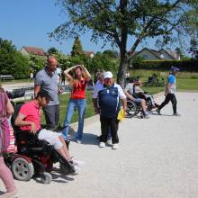 Premier tournoi handi' de pétanque