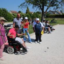 Premier tournoi handi' de pétanque
