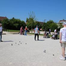 Premier tournoi handi' de pétanque