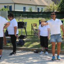 Premier tournoi handi' de pétanque