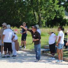 Premier tournoi handi' de pétanque
