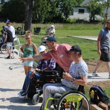 Premier tournoi handi' de pétanque