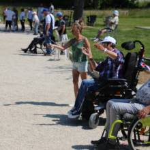 Premier tournoi handi' de pétanque