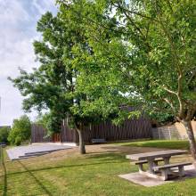 Extérieur de la salle de festivité